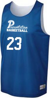 PosiCharge Classic Mesh Reversible Tank, Royal/White